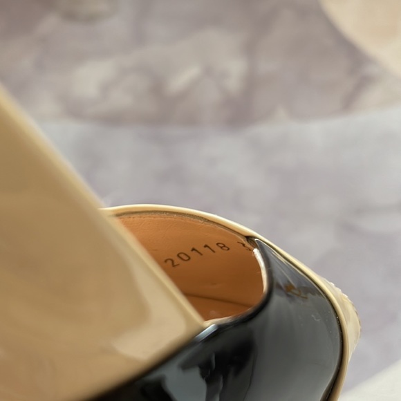 Authentic GIUSEPPE ZANOTTI sling back peep toe pump - Picture 8 of 10